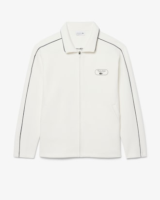 Sweatshirt Tennis Heritage mit Badge und Rei&szlig;verschluss