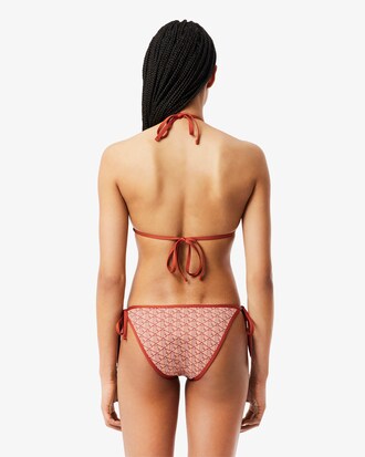 Badeoberteil aus Jersey mit Druck