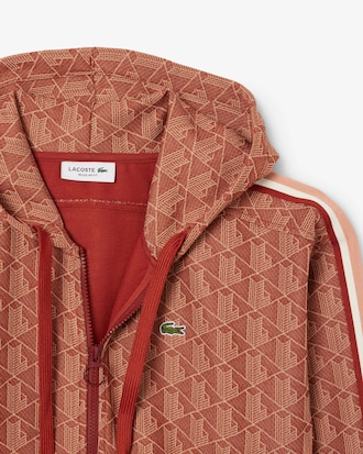 Hoodie aus Jacquard mit Monogramm