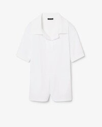 Playsuit Runway aus Popeline mit Polokragen