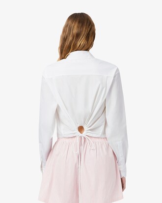 Anpassbares Oversized-Hemd aus Popeline