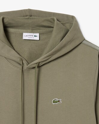 Hoodie mit Rei&szlig;verschluss und Logostreifen