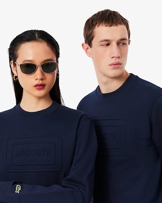 Tiefgepr&auml;gtes Sweatshirt aus Fleece