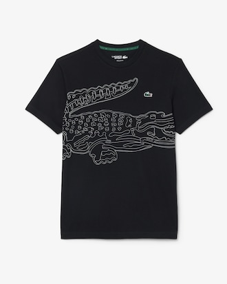 Sportliches T-Shirt mit Kroko-Print und Ultra-Dry-Technologie