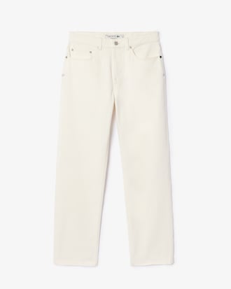 5 Taschen Indigo-Jeans im geraden Schnitt