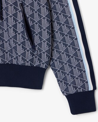 Hoodie aus Jacquard mit Monogramm