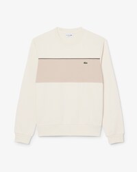 Fleece-Sweatshirt mit Colorblock-Design