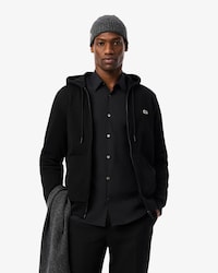Hoodie aus Fleece mit Reißverschluss