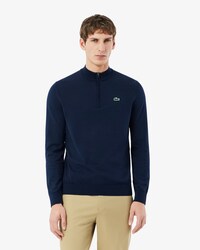 Temperaturregulierender Golf-Pullover mit Viertel-Rei&szlig;verschluss