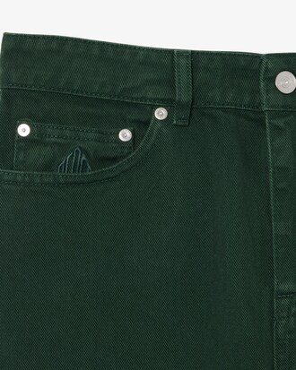 Five-Pocket-Jeans aus Denim, Straight Cut