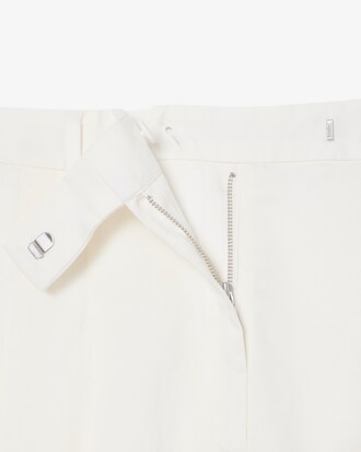 Oversized-Bermudashorts aus flie&szlig;ender Leinenmischung