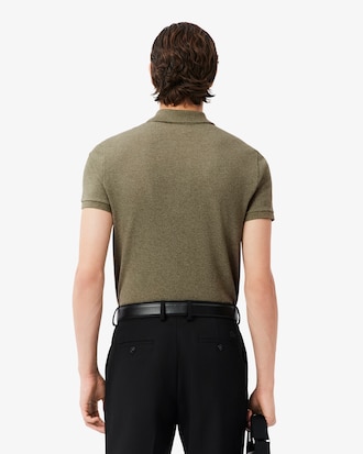 Slim Fit-Polohemd L.12.12 aus Piqu&eacute;