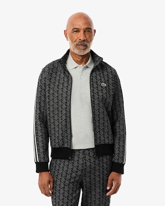 Track-Jacke Paris aus Jacquard mit Reißverschluss