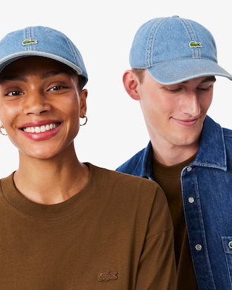 Cap aus Baumwoll-Denim