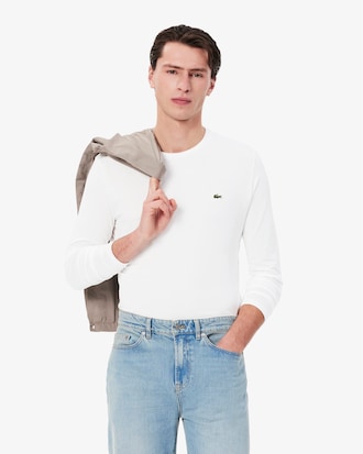 Langarmiges T-Shirt aus Pima-Baumwolle