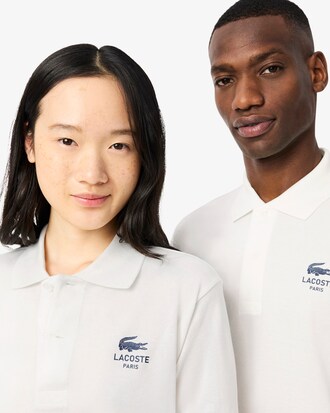 Classic Fit-Polohemd L.12.12 mit Signatur-Print