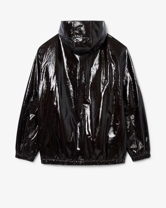 Lacoste x Wang Yibo Leder Popover-Jacke