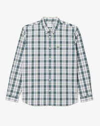 Kariertes Regular Fit-Hemd aus Popeline