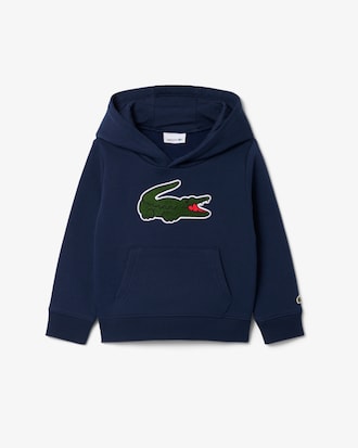 Unisex-Hoodie aus Fleece mit Krokodil