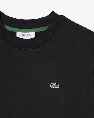 Relaxed Fit-Sweatshirt aus Fleece mit Rundhalsausschnitt