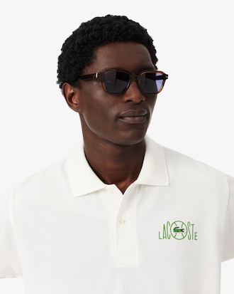 Classic Fit-Polohemd mit grafischem Branding