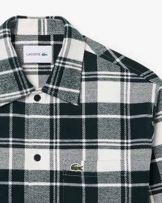 Overshirt aus kariertem Baumwoll-Twill