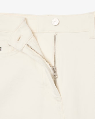 Denim-Jeans mit geradem Schnitt und hoher Taille