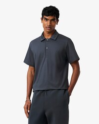Classic Fit-Polohemd Paris mit offenem Ausschnitt und Stickerei