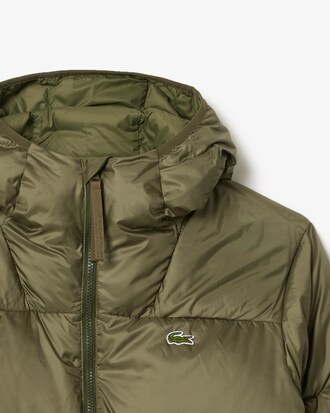 Kure, wasserabweisende Pufferjacke mit Kapuze