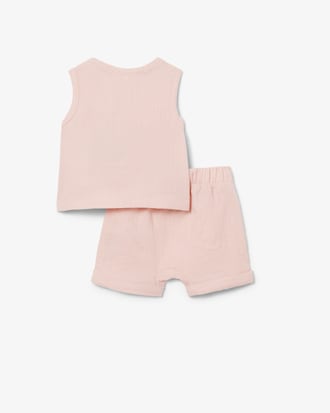 Baby-Set aus Baumwolle, ohne &Auml;rmel