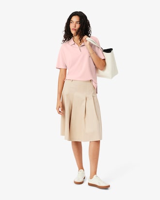Flie&szlig;endes Relaxed Fit-Polohemd aus Piqu&eacute;