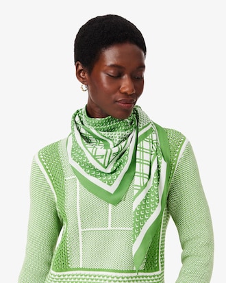 Halstuch mit Tennis-Print