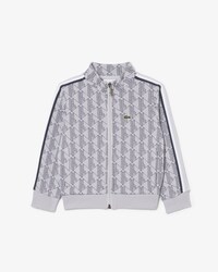 Unisex-Sweatshirt mit Monogramm, Rei&szlig;verschluss und hohem Kragen