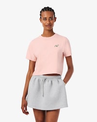 Relaxed Fit-T-Shirt aus Baumwolle mit Badge-Akzent