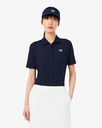 Golf-Polohemd aus Stretchmaterial mit UV-Schutz, Slim Fit