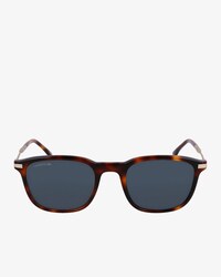 Dreifarbige, rechteckige Acetat-Sonnenbrille