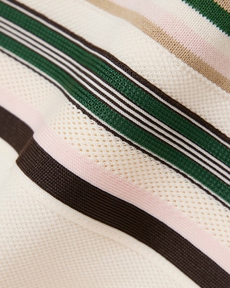 French Made Slim Fit Striped Polo Shirt