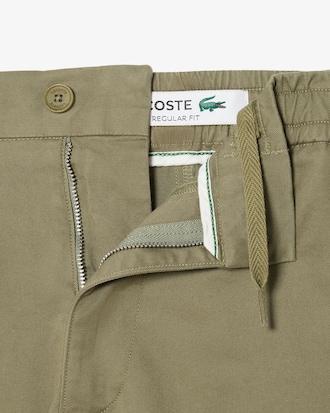 Regular Fit Stretch Cotton Shorts