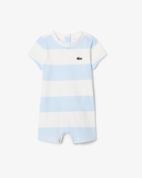 Newborn Striped Interlock Onesie