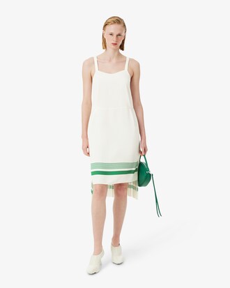 Runway Asymmetric Pleated Dress