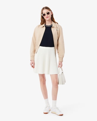 Short Sleeved Cable Knit Sweater