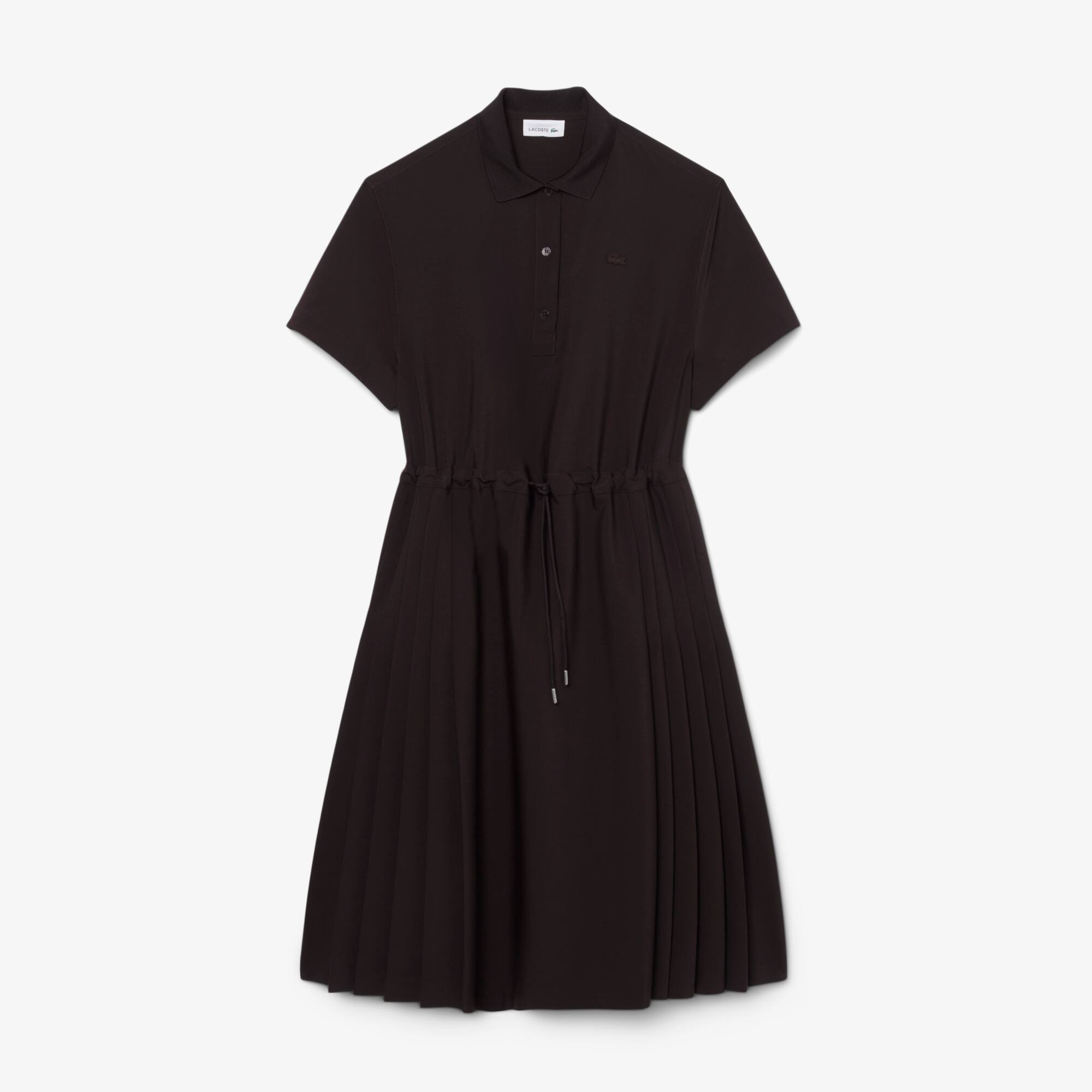 Wool blend Pleated Polo Dress - Women's dresses & skirts - New In