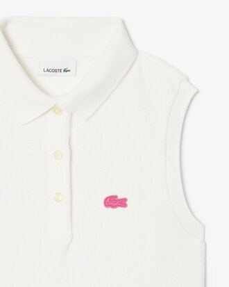 Sleeveless Terry Polo Shirt