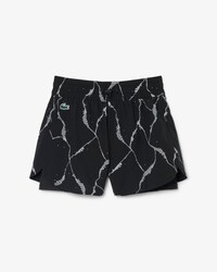 Reflective Print Lined Tennis Shorts