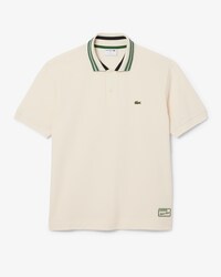 French Made Classic Fit Stripe Collar Polo Shirt