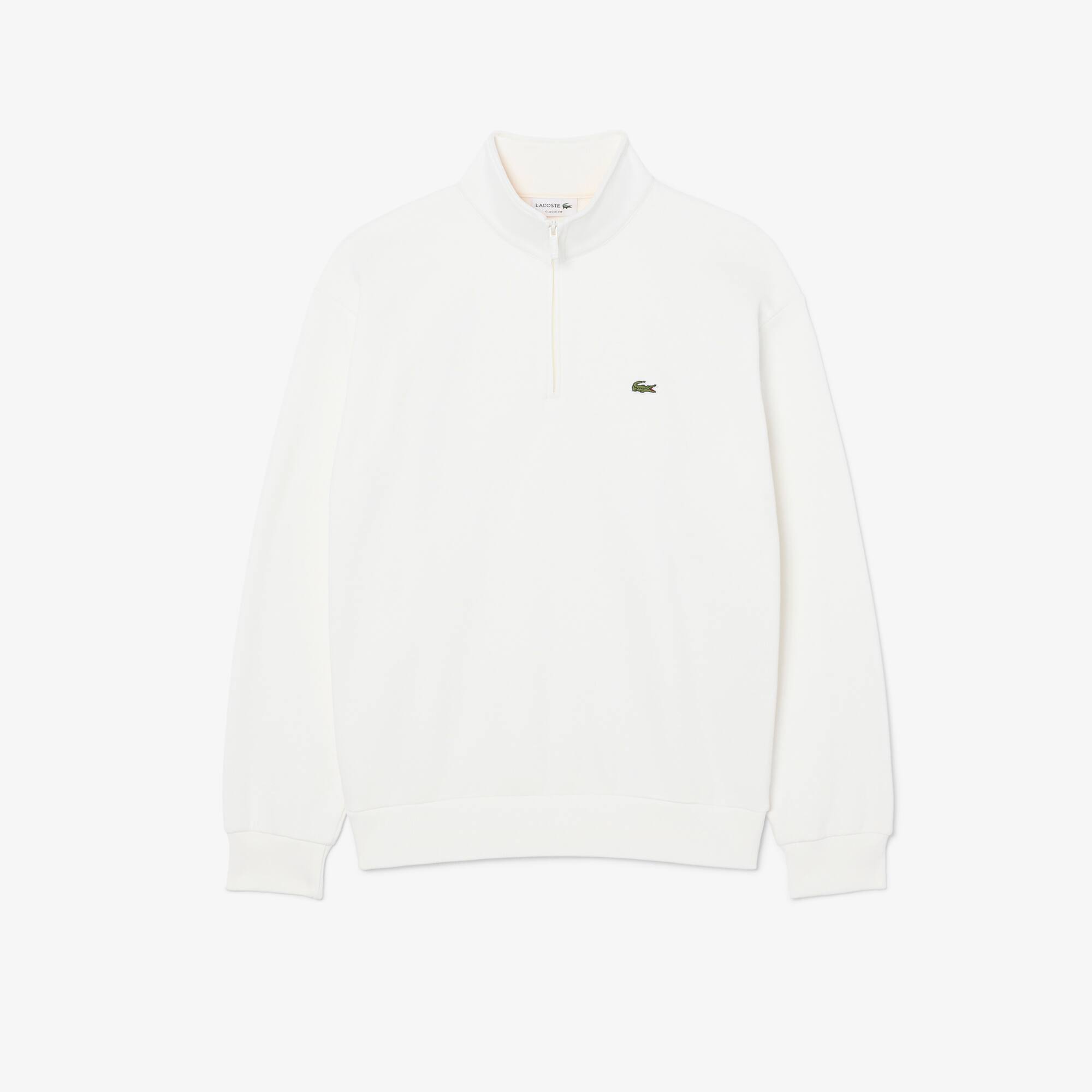 トップス LACOSTE Fleece Zip Neck Sweatshirt - Men's Sweatshirts - New In 2026 | Lacoste