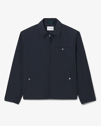 Water-Repellent Textured Taffeta Jacket
