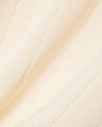 Rib Knit Cotton Blend Cardigan