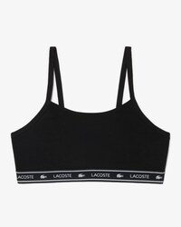 Stretch Cotton Logo Band Bralette