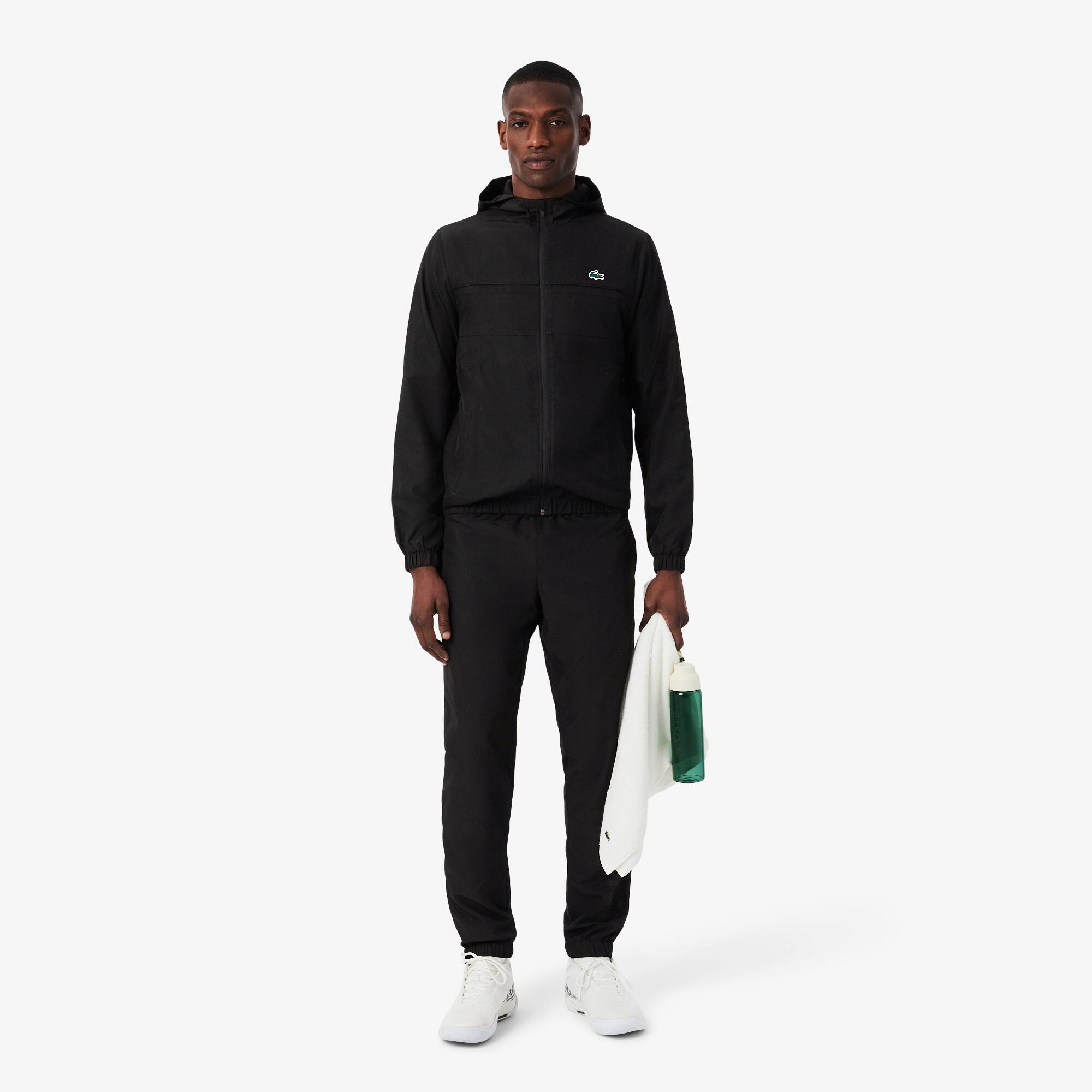 LACOSTE ブラックフィット トラウザーズ Diamond Taffeta Sport Tracksuit - Sets - New In 2025 | Lacoste